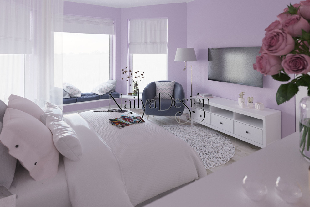 Обложка проекта: Спальня "Розовый зефир"