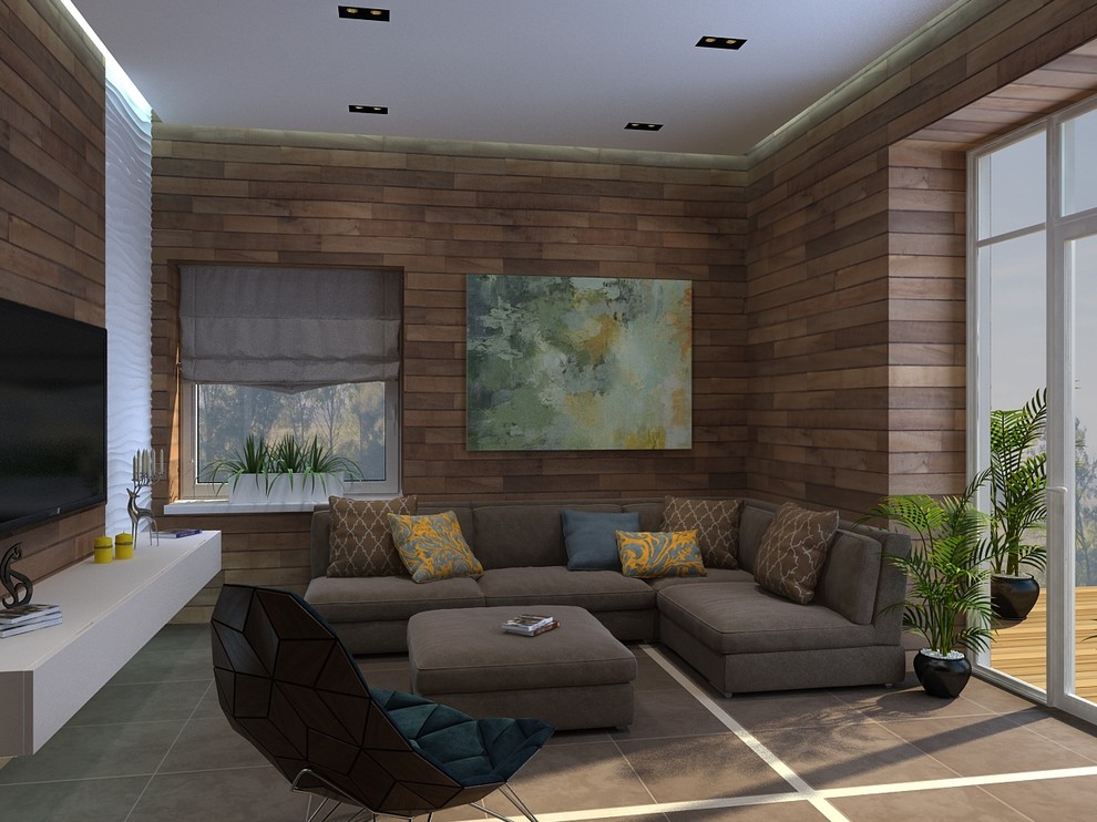 Коттедж в Пестово, комната отдыха