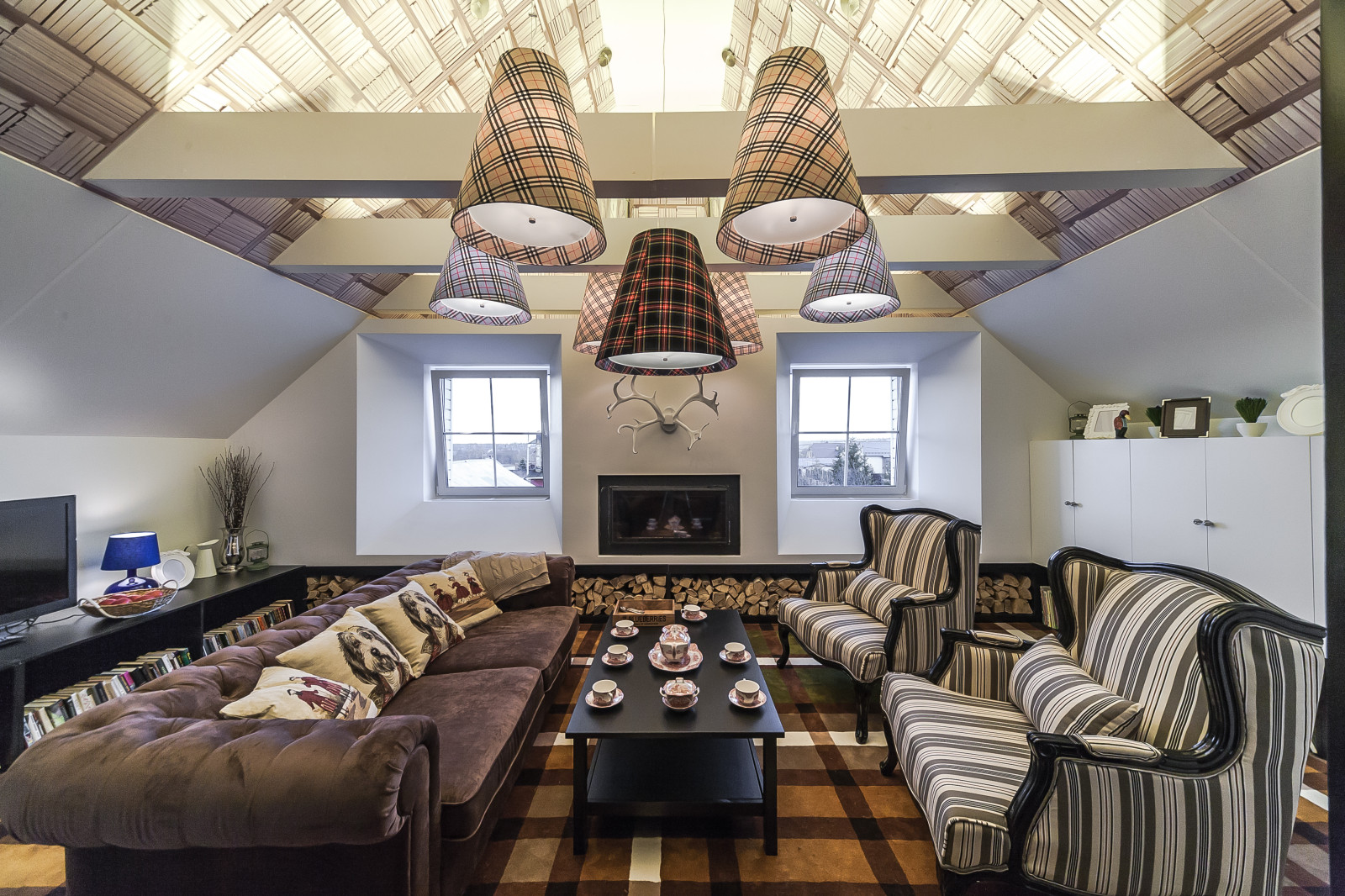 проект гостиной комнаты для программы "Дачный Ответ"