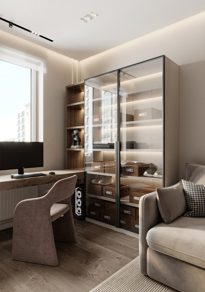 Дизайн-проект трехкомнатной квартиры 80 кв.м. Проект 2024г.