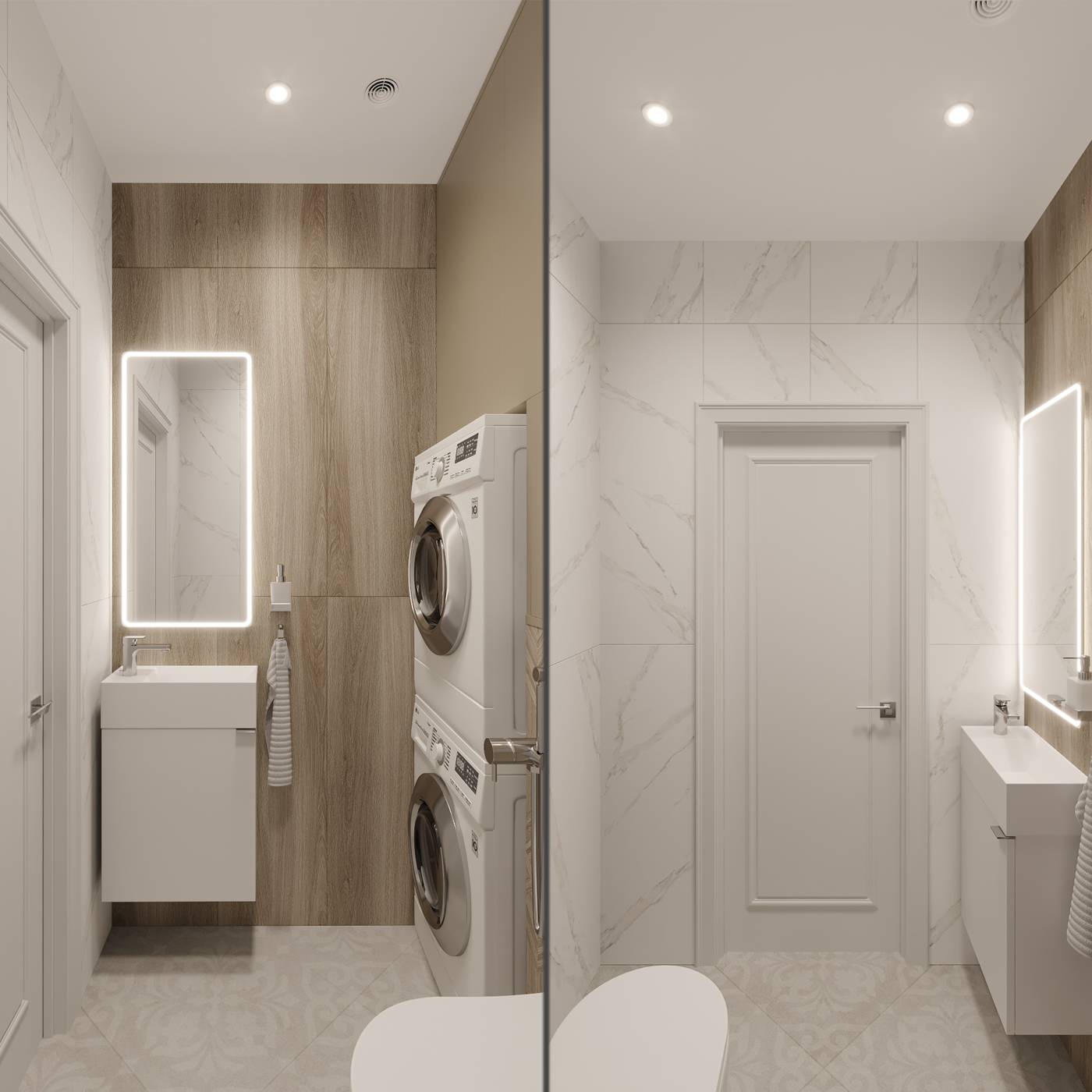 Обложка проекта: Квартира в Красноярске, 78 м²