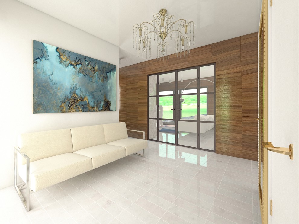 Дом "Куб" в стиле минимализм.