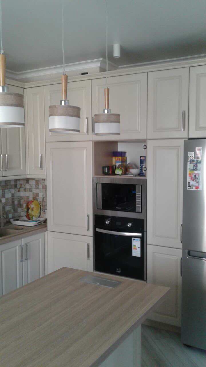 Кухня в стиле современная классика, ЖК Победа, г. Казань