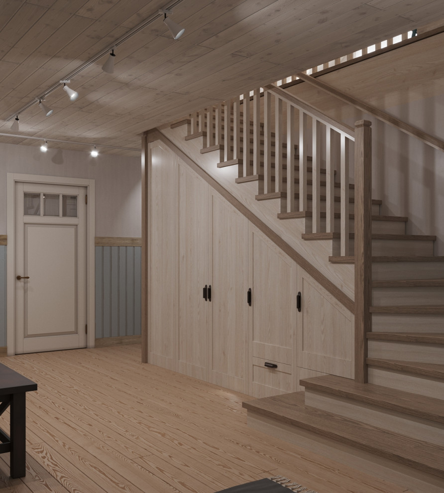 Загородный дом с мансардой