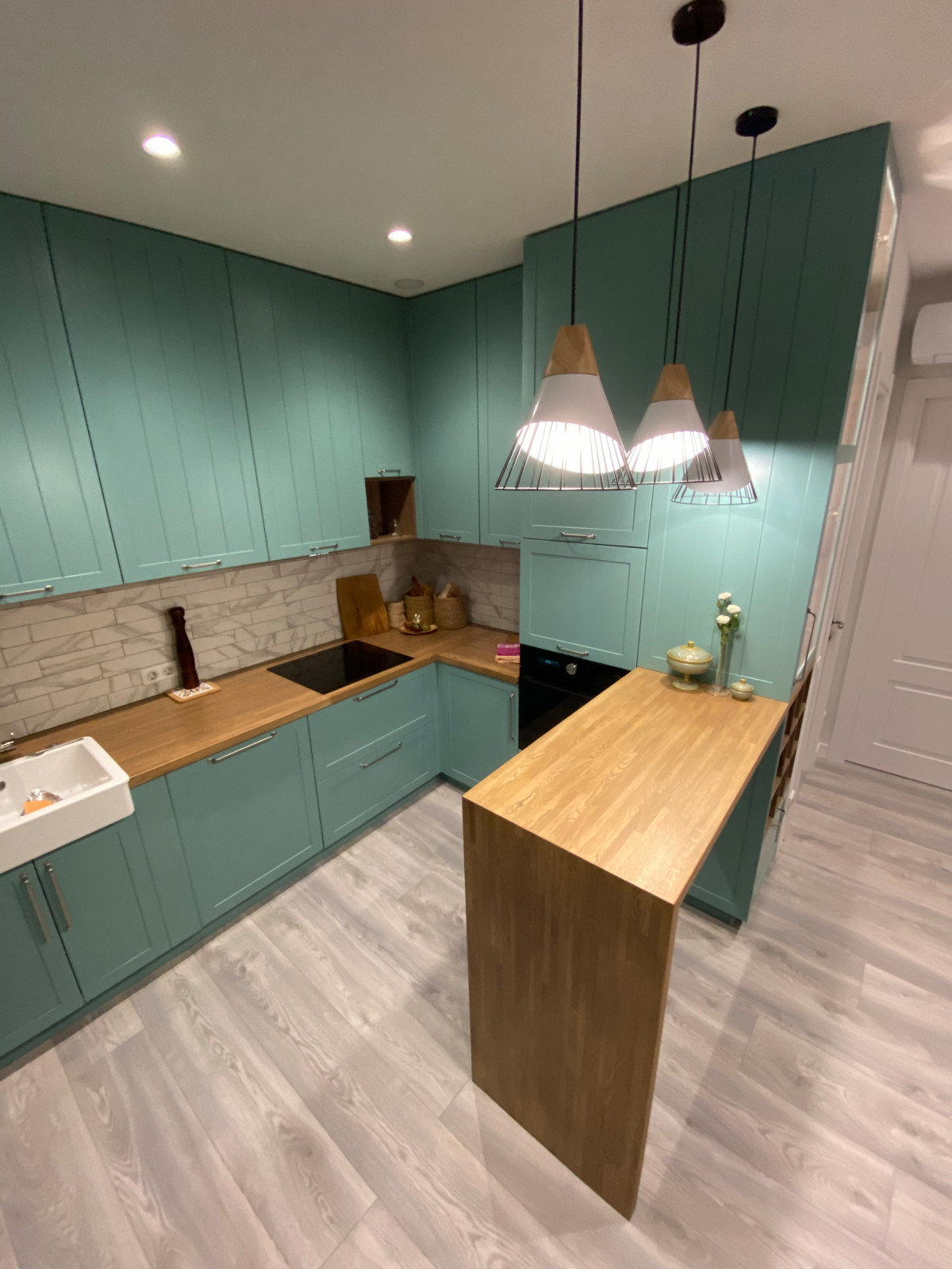 П-образная Кухня в стиле «Прованс»