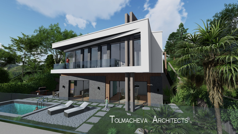 Частный жилой дом в Сочи