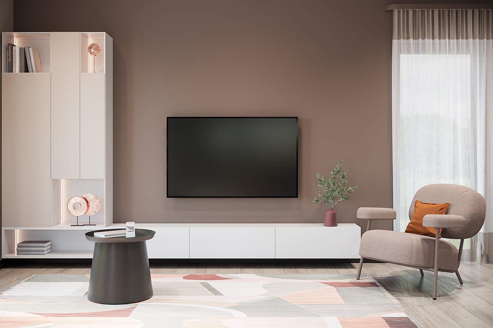 Дизайн интерьера дом 71 м² фьюжн Ольховка Кантри Клаб