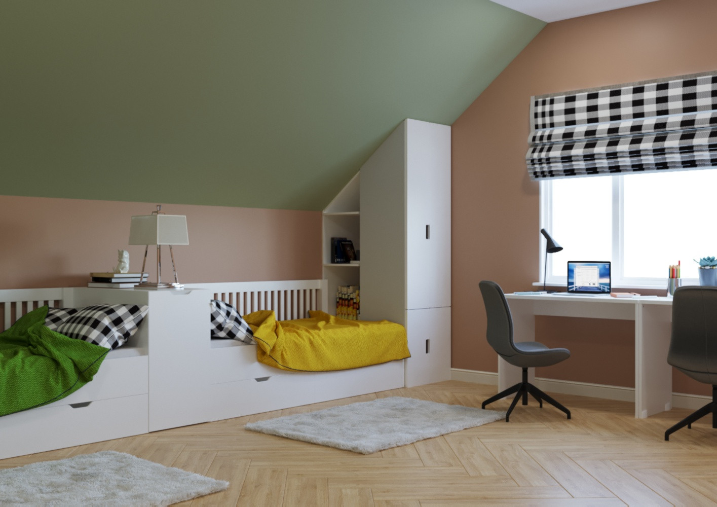 Детская в загородном доме, Новосибирск