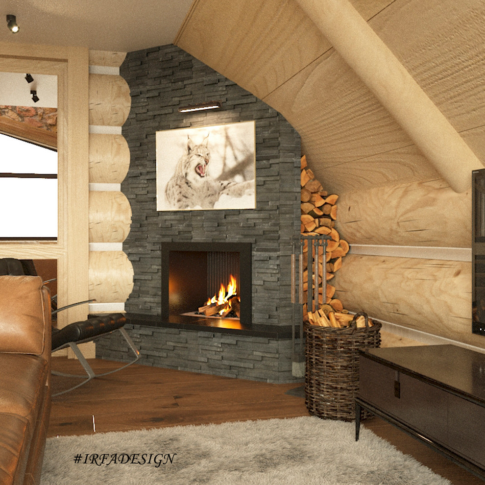 Обложка проекта: Визуализации в стиле «ШАЛЕ» с элементами скандинавского стиля