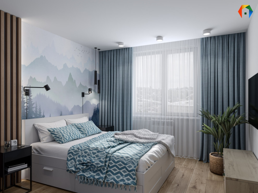 Золотой треугольник. Дизайн проект с преобладающим скандинавским стилем