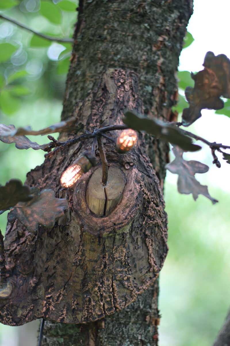 Освещение из живых цветов и растений от Натали Новак