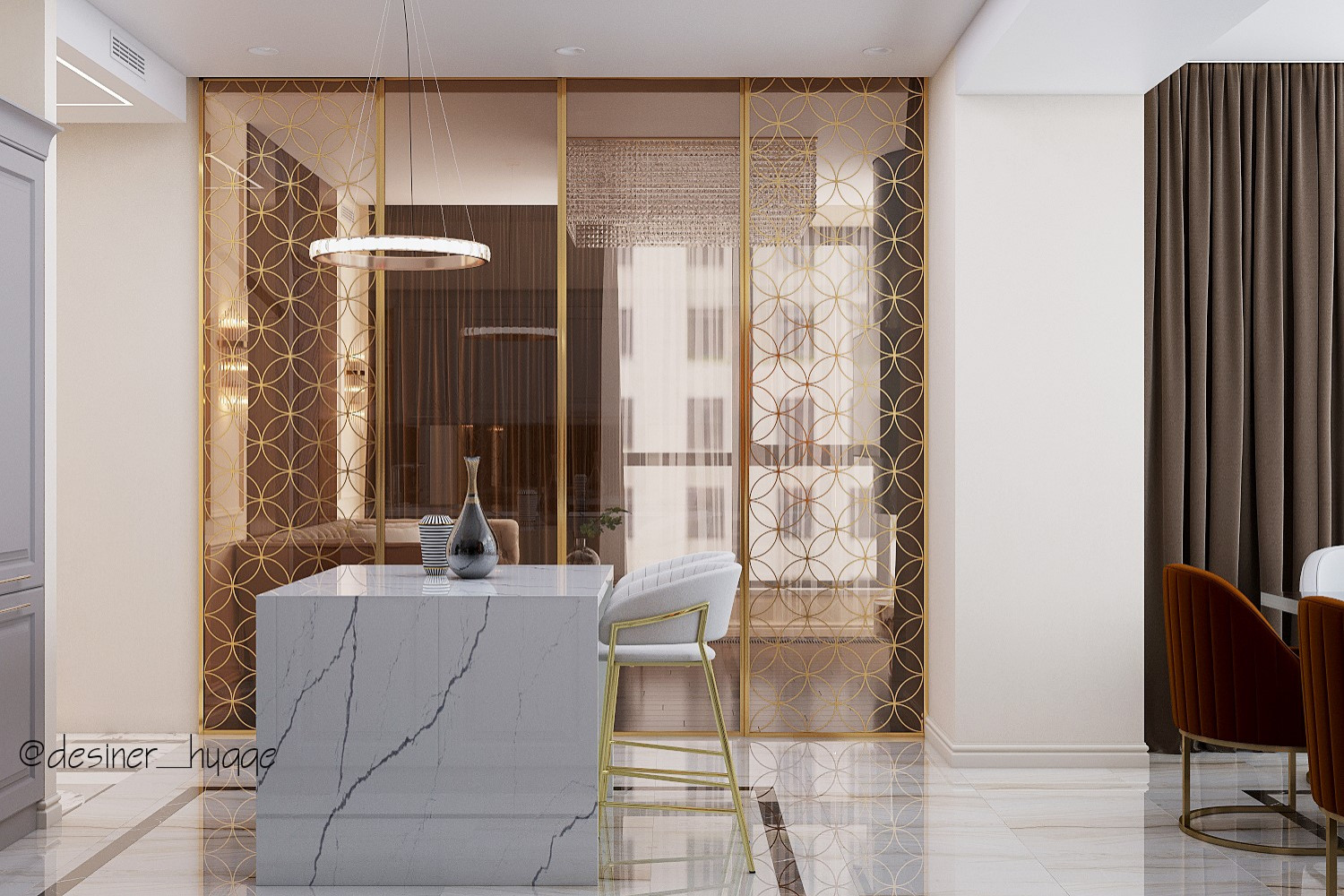 Арт-деко в ЖК "Лахта Плаза"