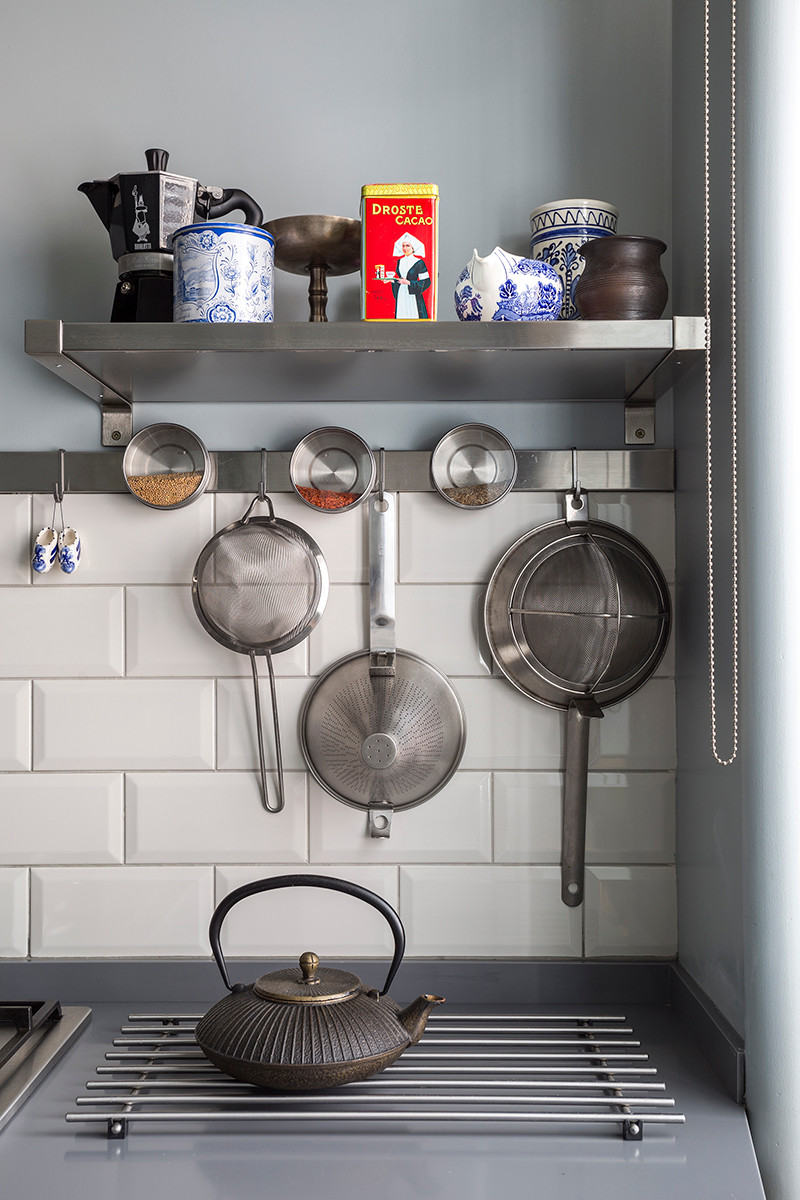 Проект недели: Кухня-кабинет для мужчины — в серых тонах