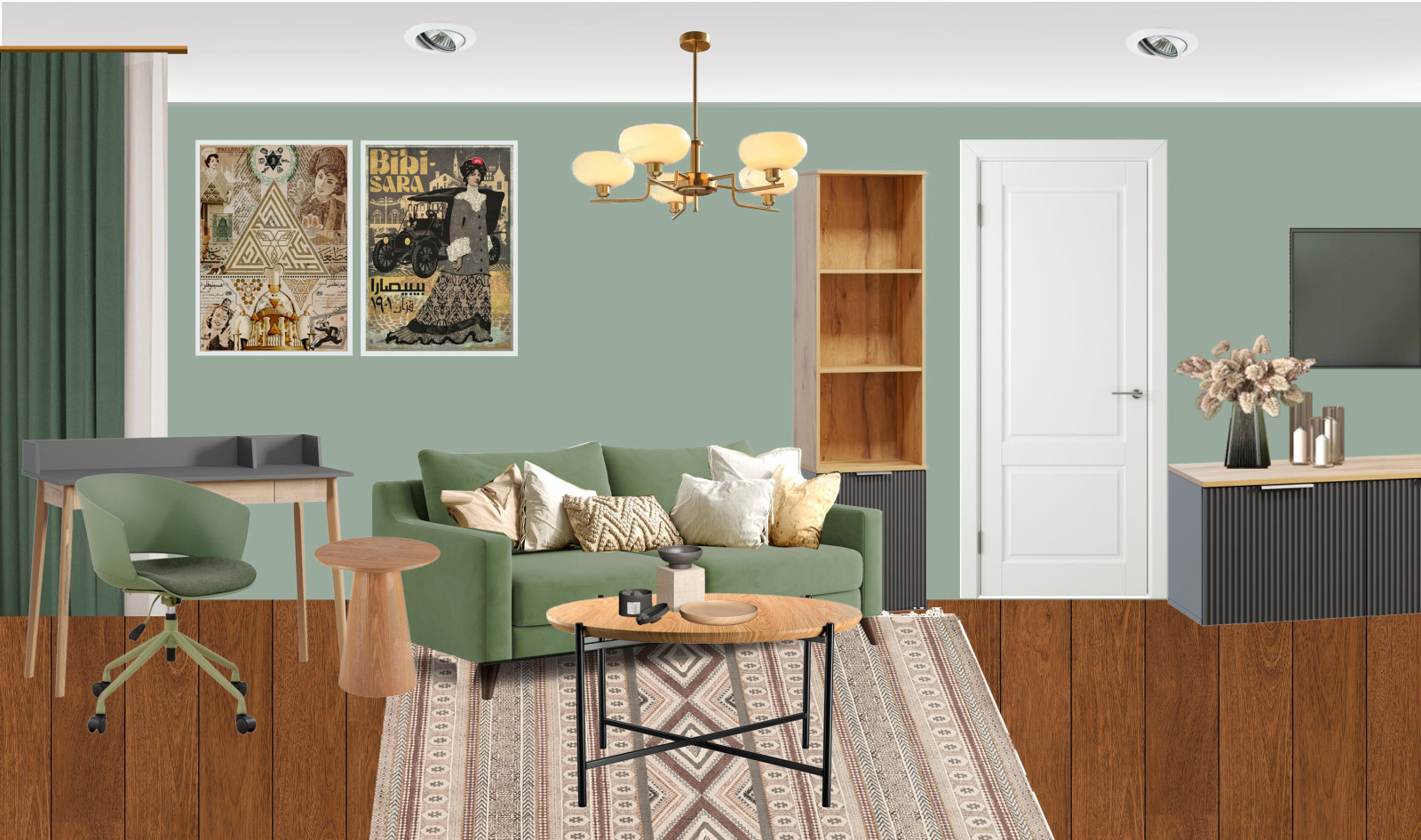 Однокомнатная квартира 32 кв.м. в хрущевке