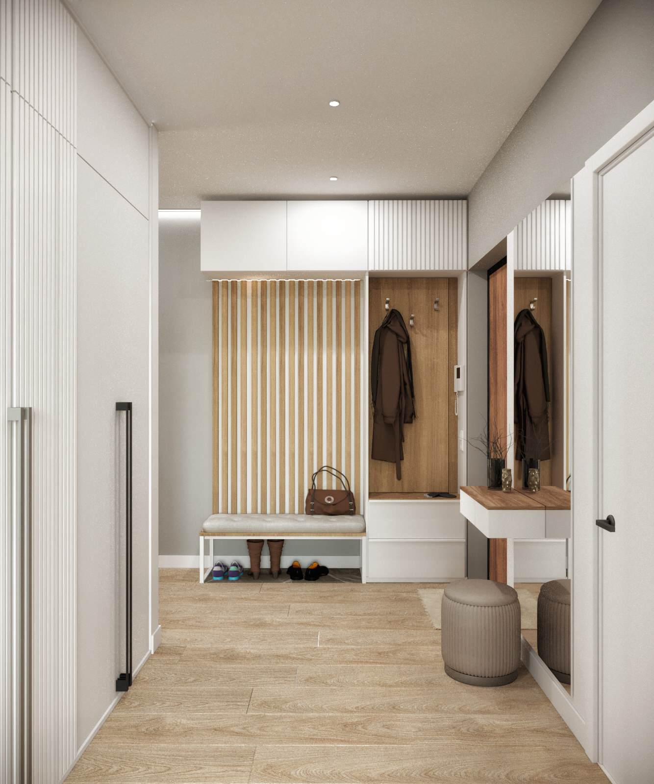 Проект общей площадью 100 кв.м. для семьи с дочкой