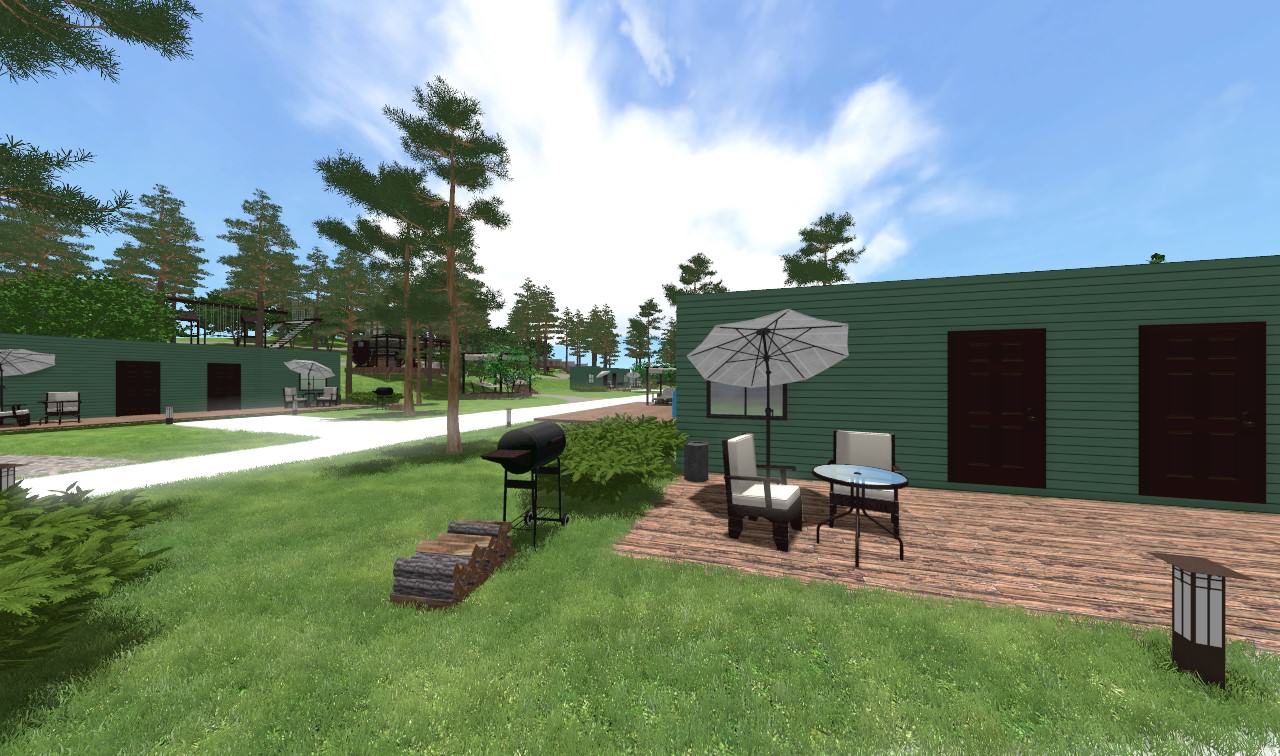 Территория мотеля