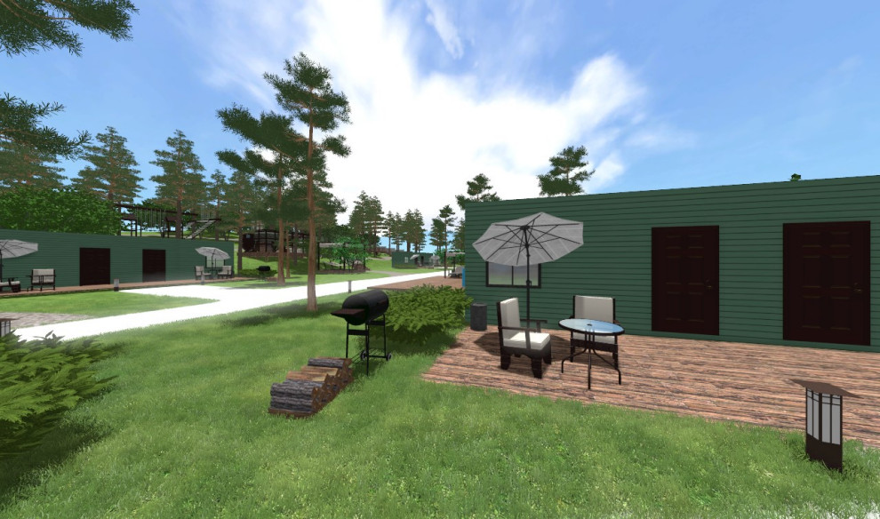 Территория мотеля