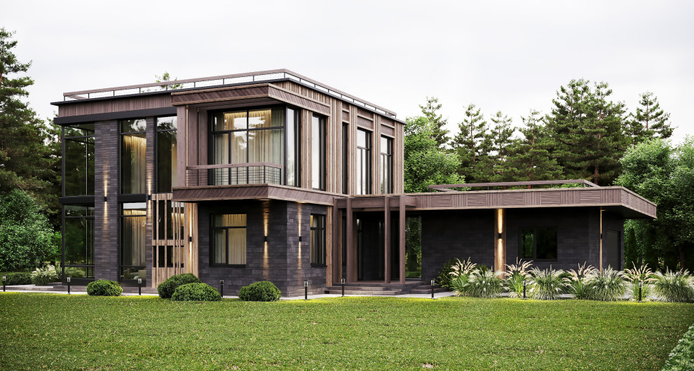 Обложка проекта: Современный коттедж в скандинавском стиле