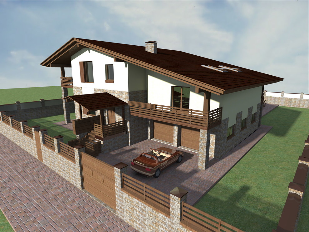 Дом с банным комплексом