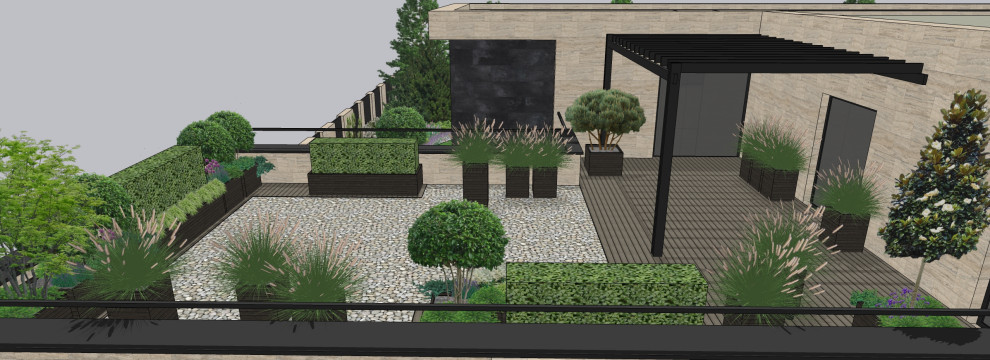 Проект озеленения эксплуатируемой кровли