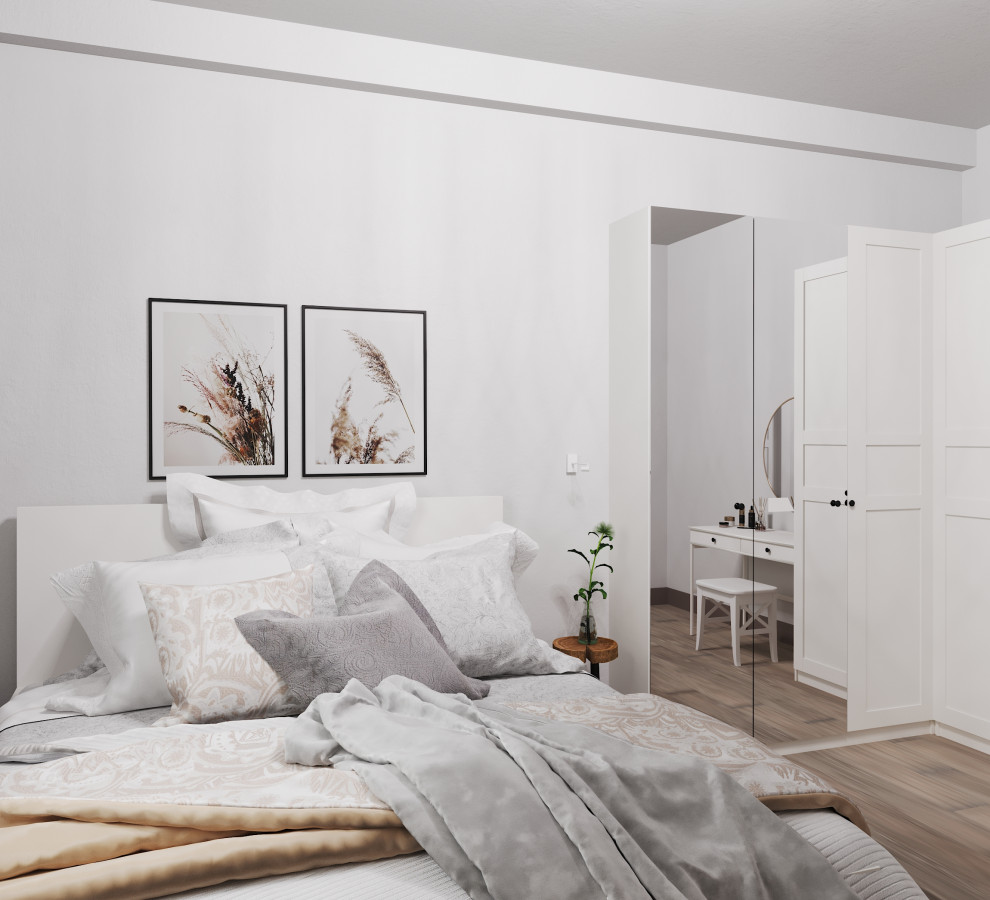 Квартира в Скандинавском стиле для молодой семьи в Сталинке