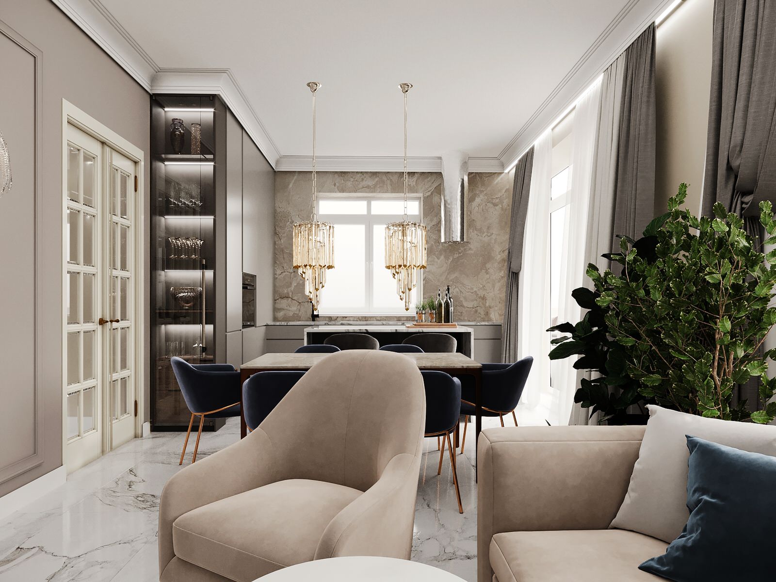 Дизайн проект дома 300 кв.м.