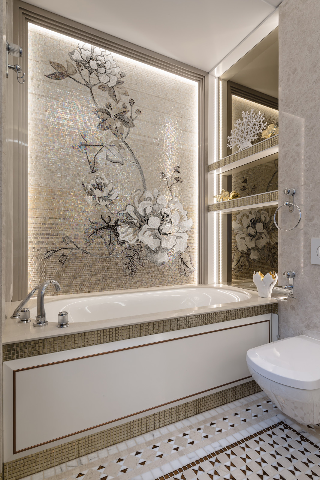 Interior design of a villa In Monte-Carlo, Monaco