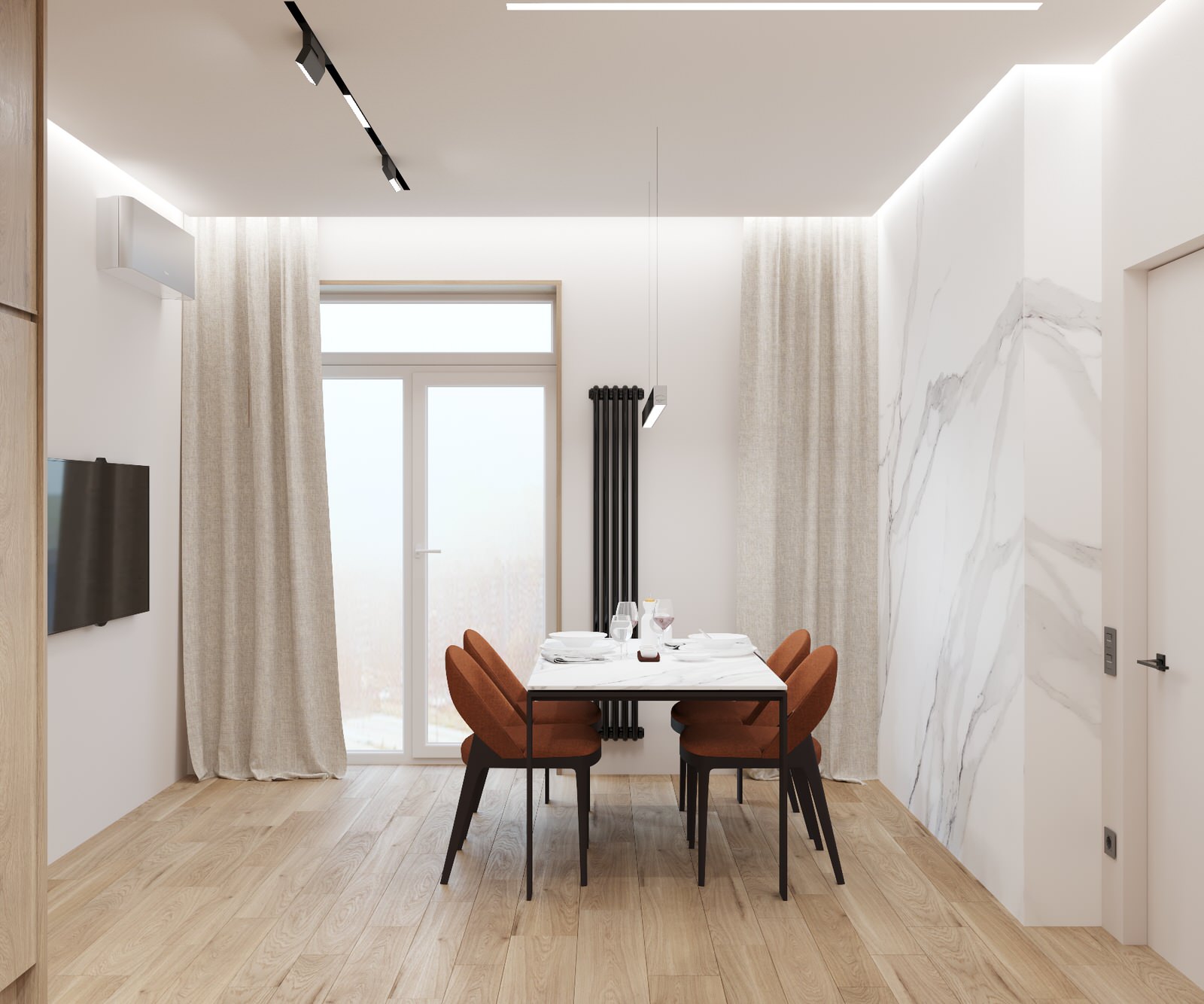 Обложка проекта: 3х комнатная квартира для двоих