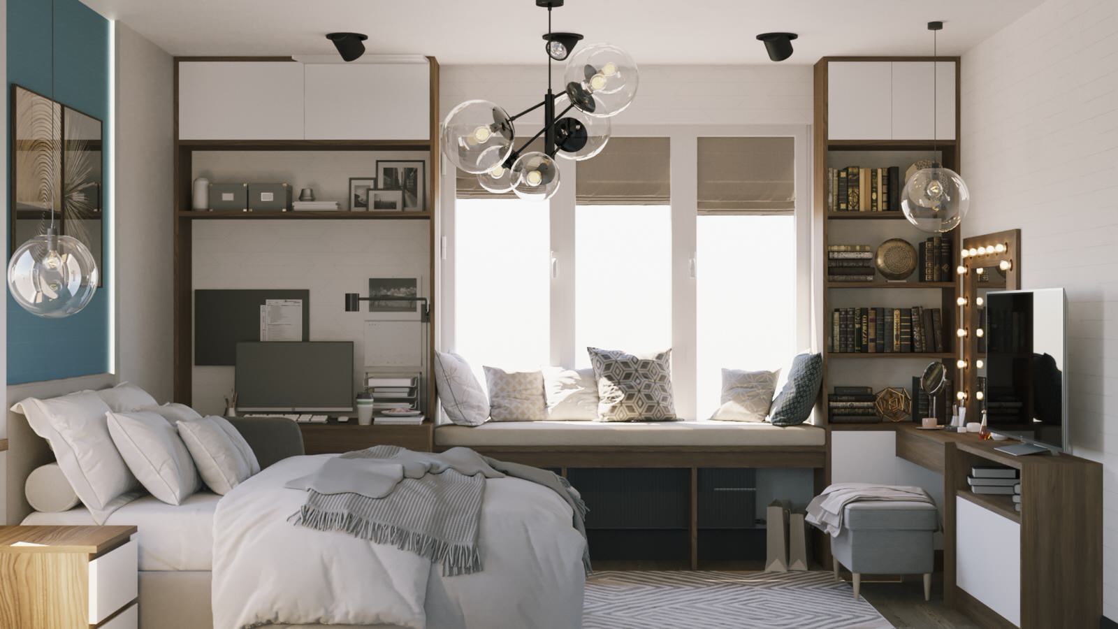 Две спальни для подростков