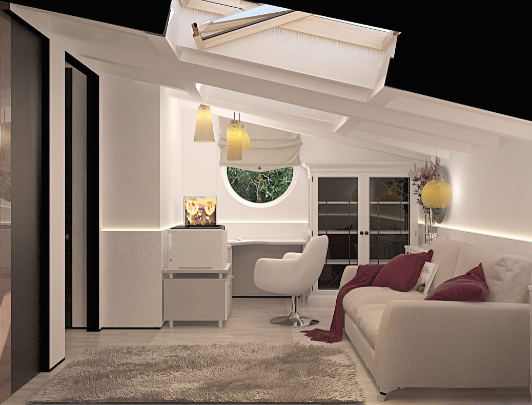 Двухэтажная квартира. Милан, Италия