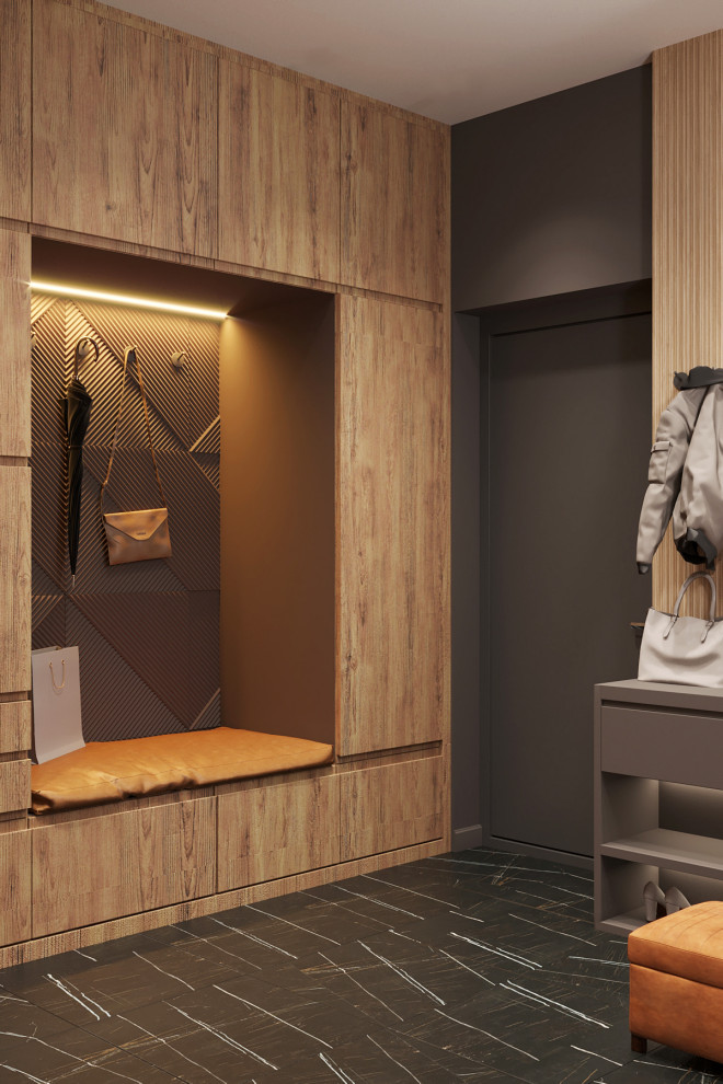 Трехэтажный дом для семьи