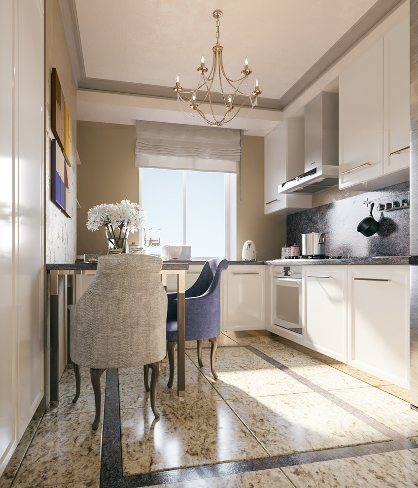 Маленькая квартира с лиловыми акцентами