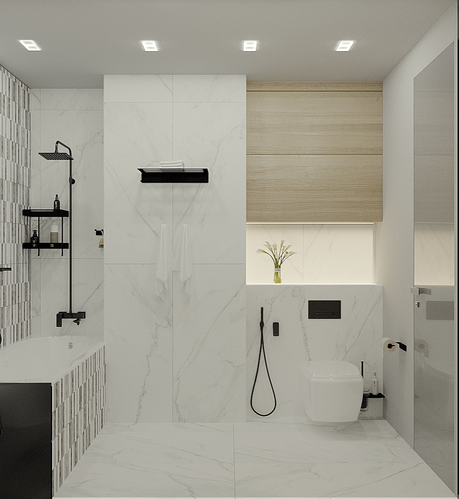 Обложка проекта: 3х комнатная квартира с 2мя санузлами