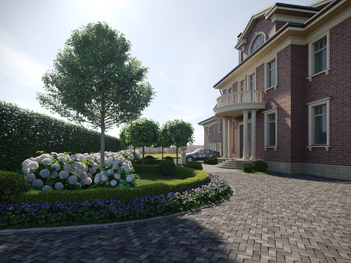 Обложка проекта: Дом в английском стиле