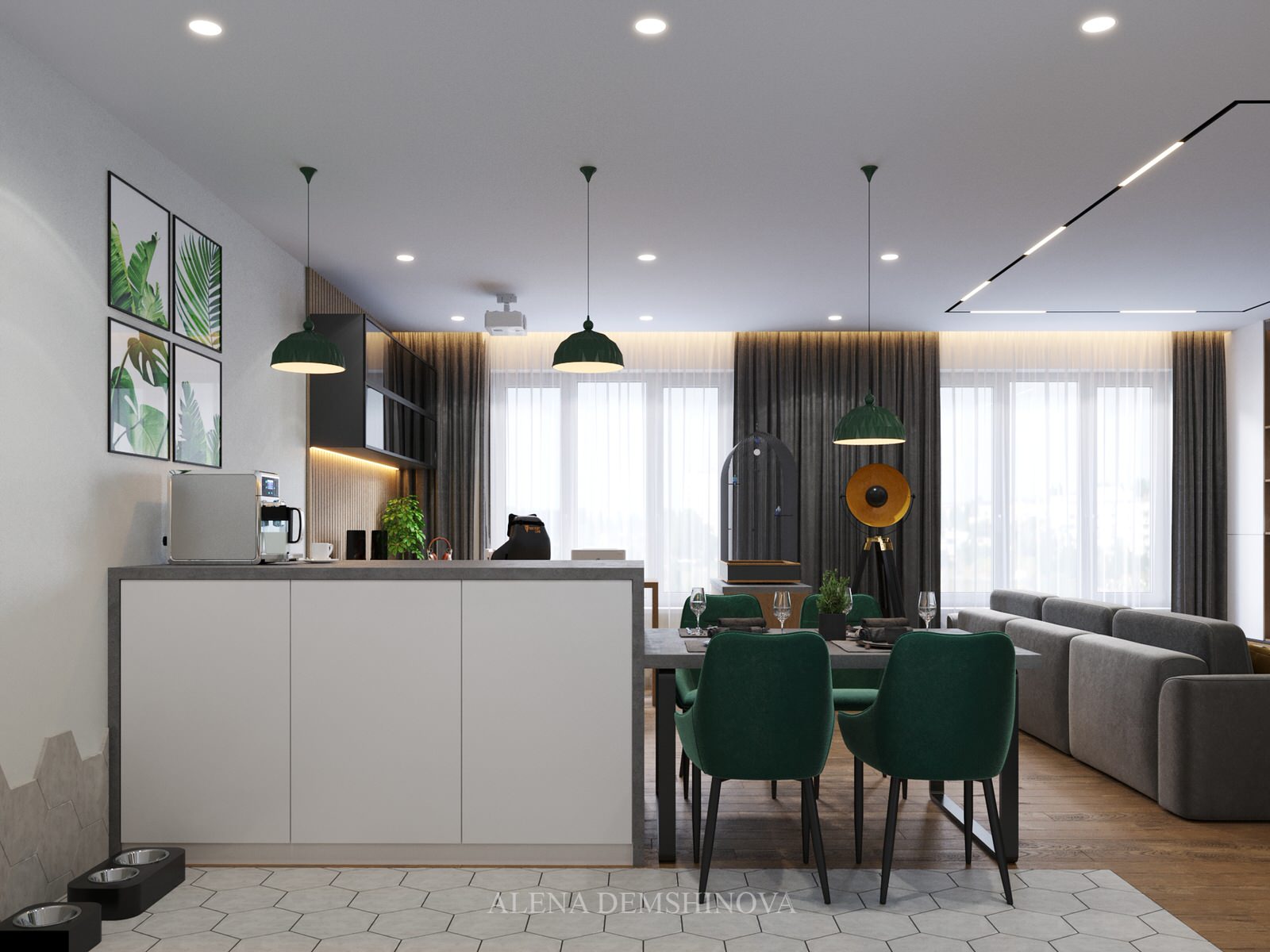 Квартира для молодой пары и их котиков