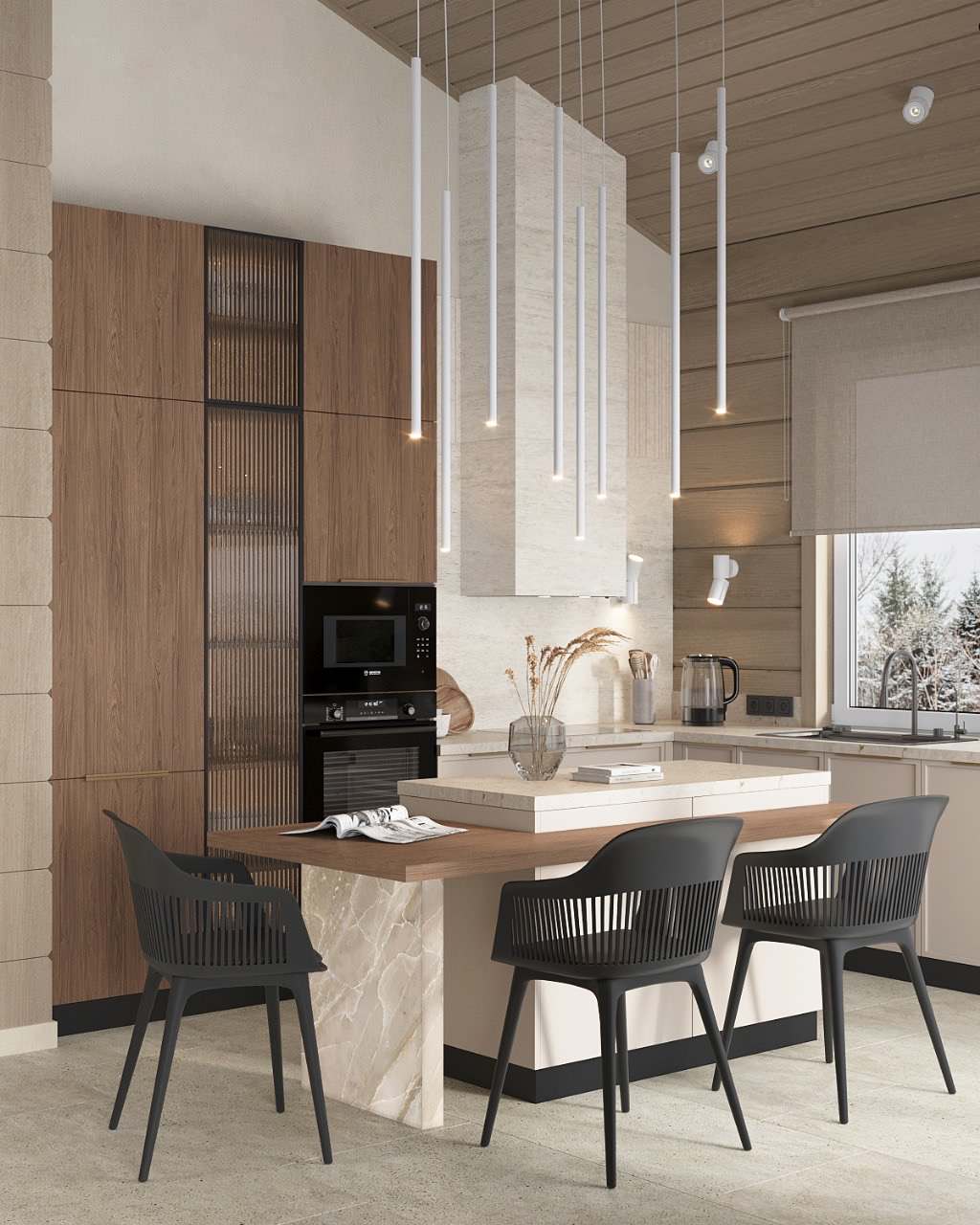 Дом. Клееный брус. Московская обл.