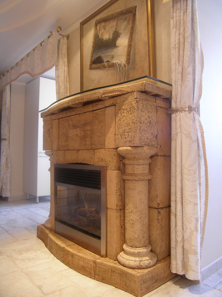 Обложка проекта: Камин, керамика.