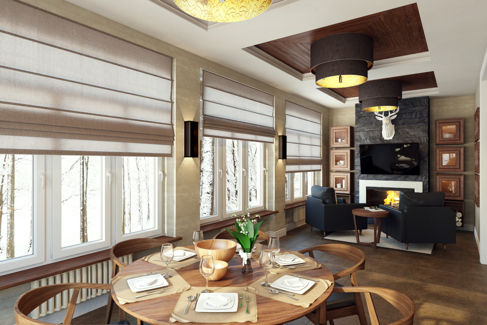 Дизайн интерьера загородного дома в КП "Витязь"