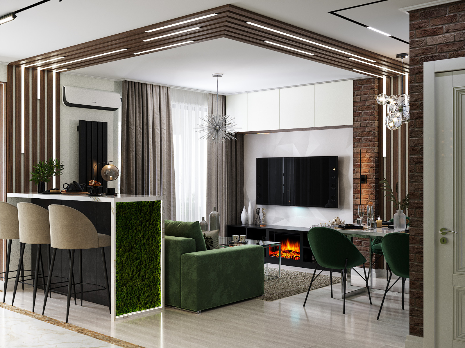 Квартира в ЖК в Краснодаре. S=55