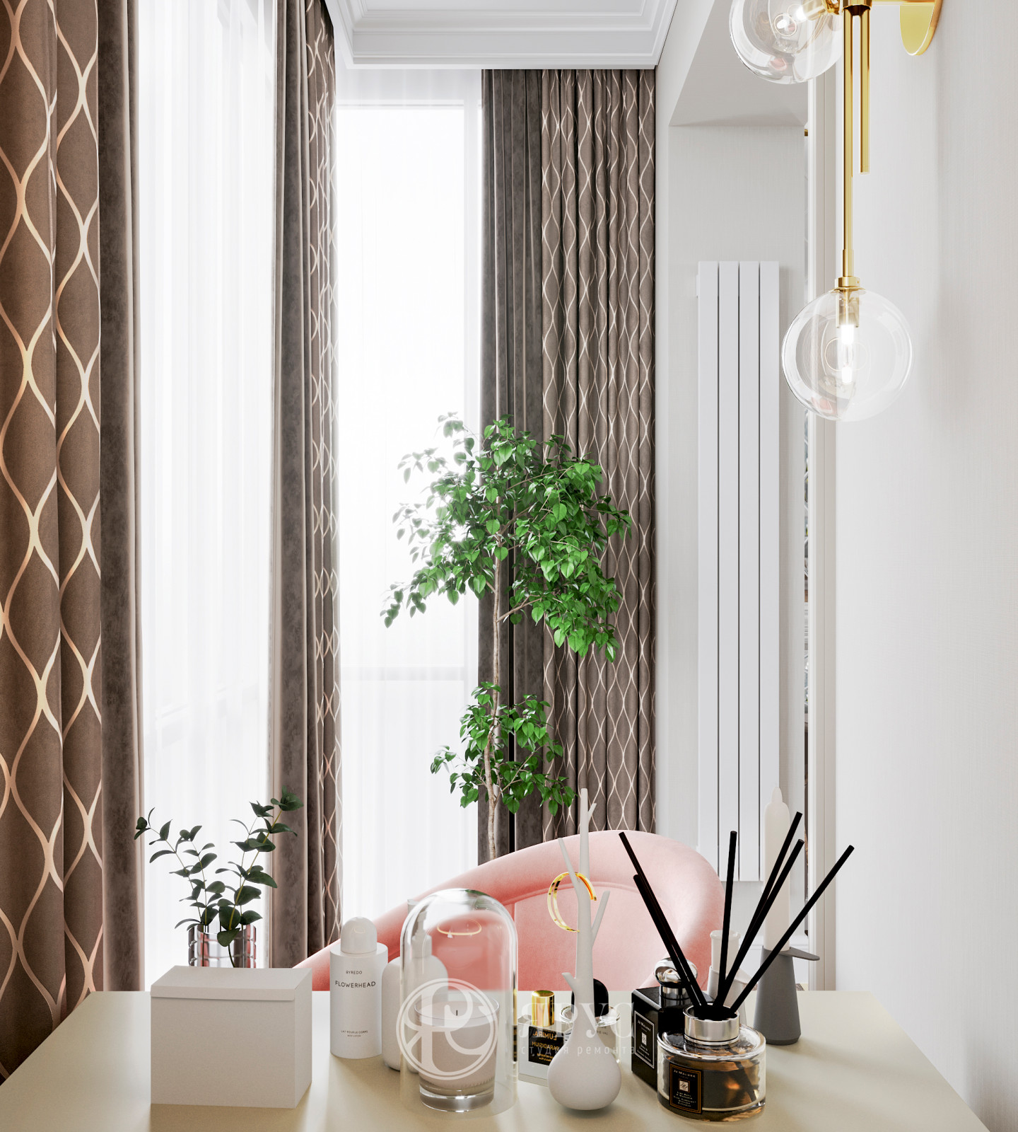 Дизайн-проект объединённых квартир