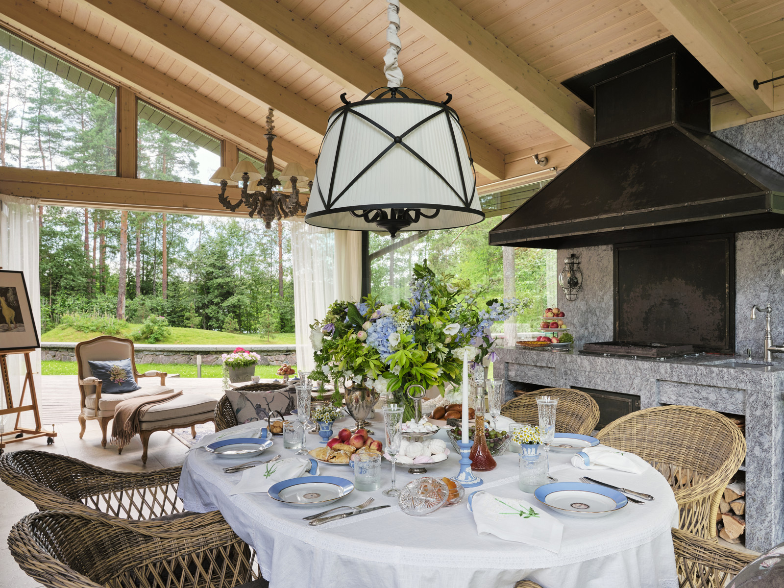 Сервировка «Чаепитие в русском стиле»