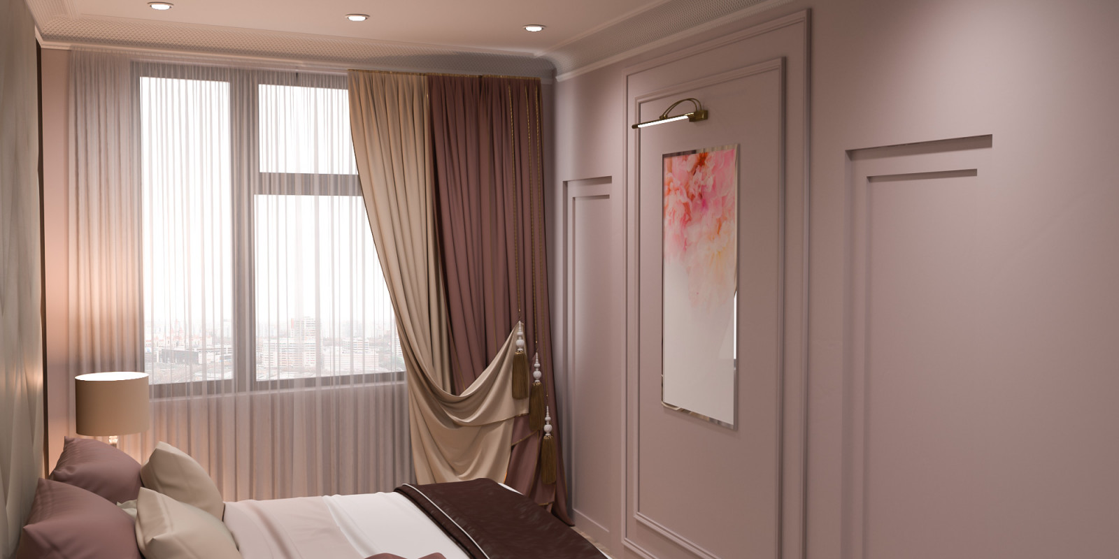 Обложка проекта: Двухкомнатная квартира для молодой и яркой девушки в ЖК Парк Легенд