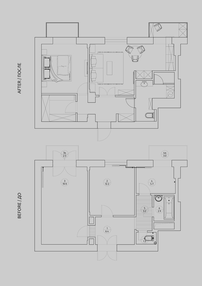 "L"  apartments