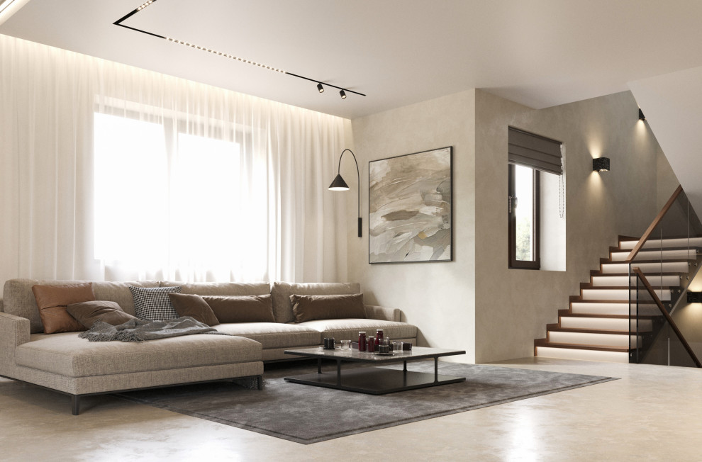 PRIVATE INTERIOR. HOUSE IN ODINTSOVO