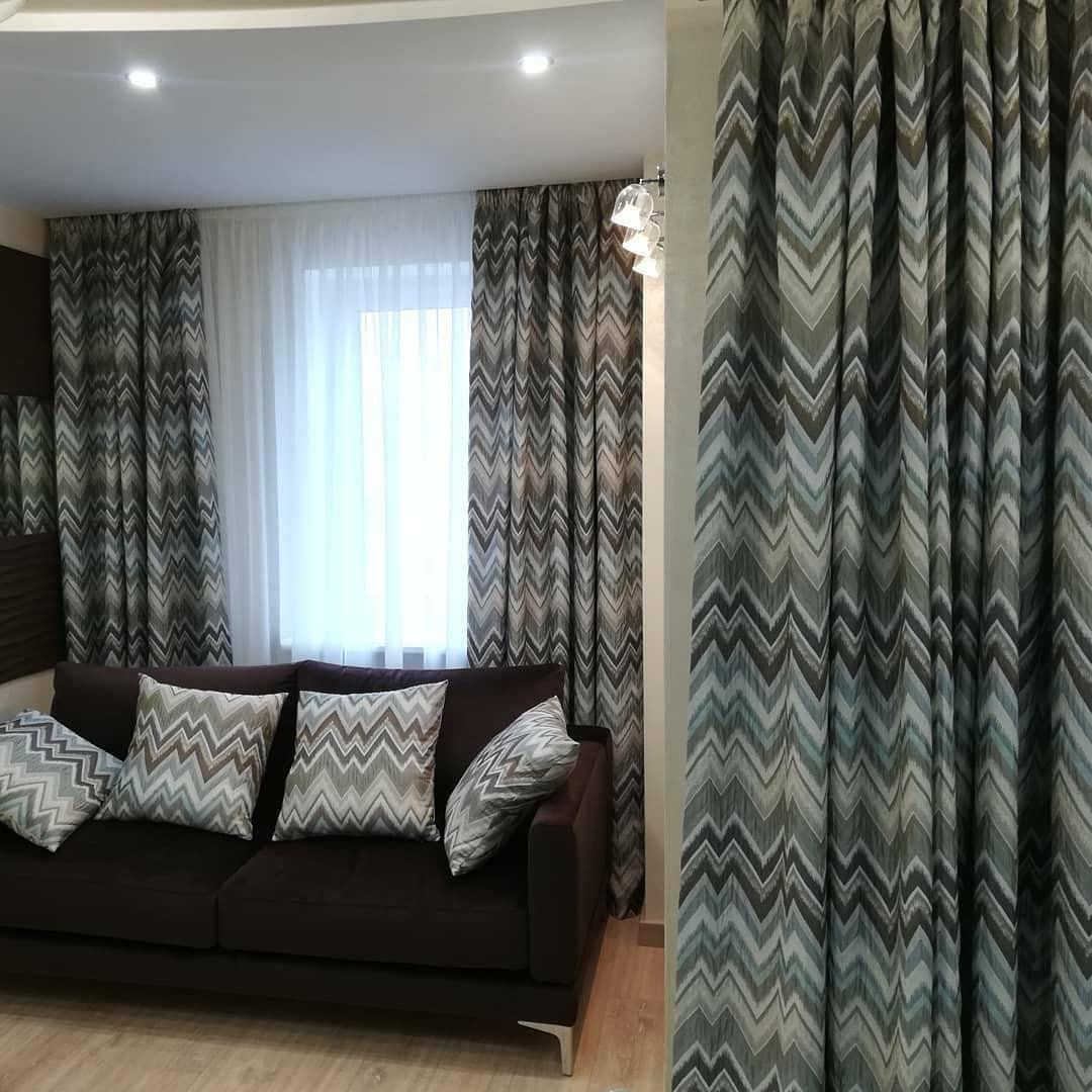 Обложка проекта: Гостиная (принт Миссони)