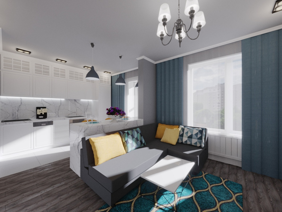 Однокомнатная квартира 36 кв.м.