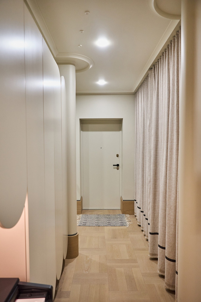 Кухня-столовая с завитком гюль