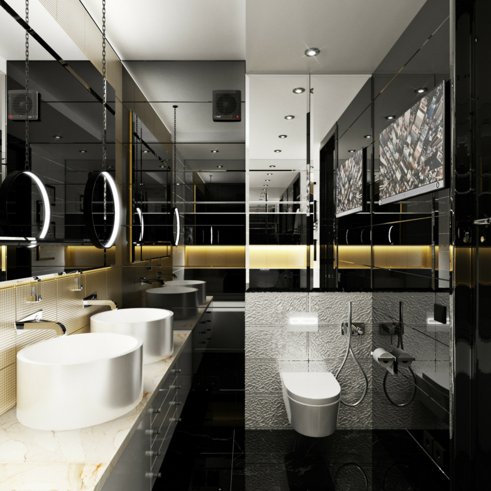 ДИЗАЙН ИНТЕРЬЕРА ВАННОЙ КОМНАТЫ В СТИЛЕ МОДЕРН