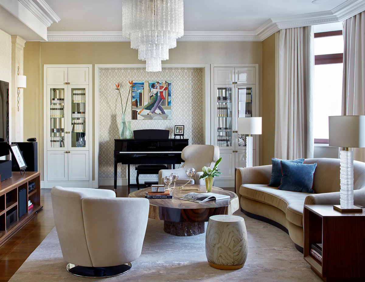 Современная квартира с элементами ар деко