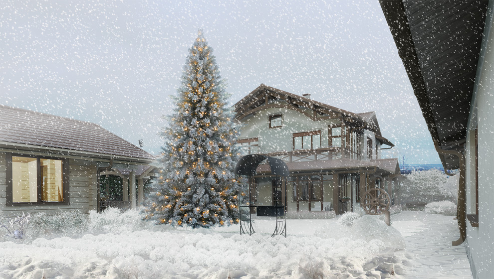 Индивидуальный загородный дом с участком